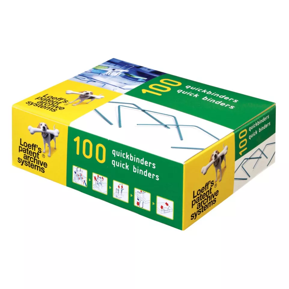 Loeff's Binding Clips 100 mm Pack of 100