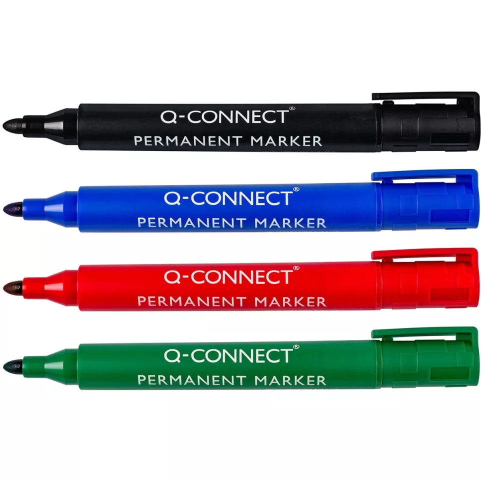 Q-Connect Permanent Marker Bullet Tip...