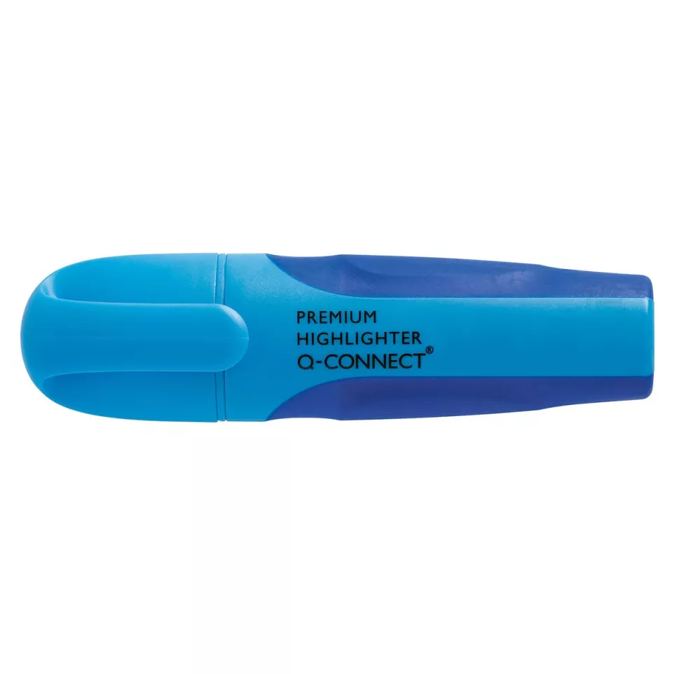 Q-CONNECT Premium surligneur, bleu