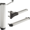 LION compacte hydraulische verstelbare poortsluiter, alle soorten poorten, aluminium / pce