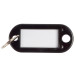 Q-CONNECT keyrings, pack of 10, black
