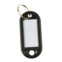 Q-CONNECT keyrings, pack of 10, black