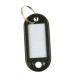 Q-CONNECT keyrings, pack of 10, black