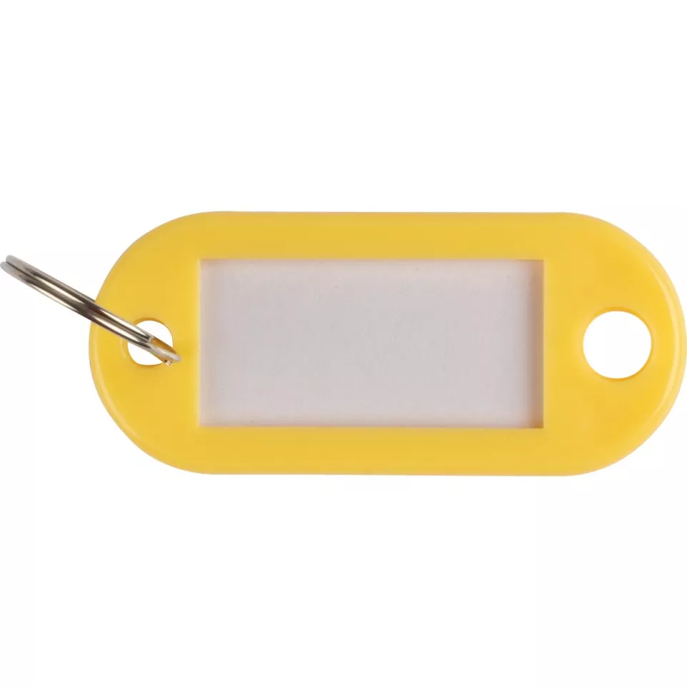 Q-CONNECT key tags pack of 10 yellow