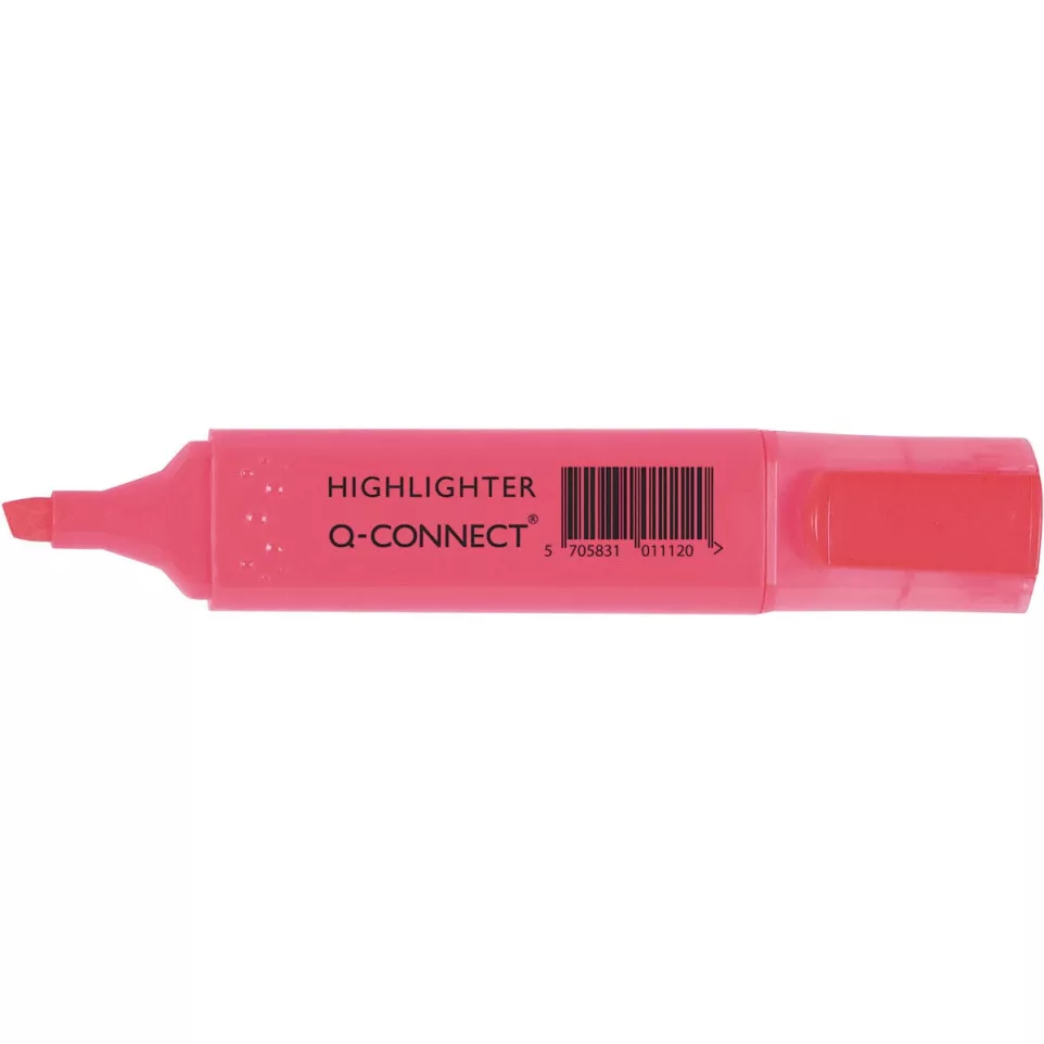 Q-CONNECT markeerstift, roze