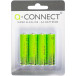 Q-CONNECT batterij, alkaline, AA, blister van 4 stuks