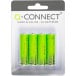 Q-CONNECT pile, alcaline, AA, blister de 4 pièces