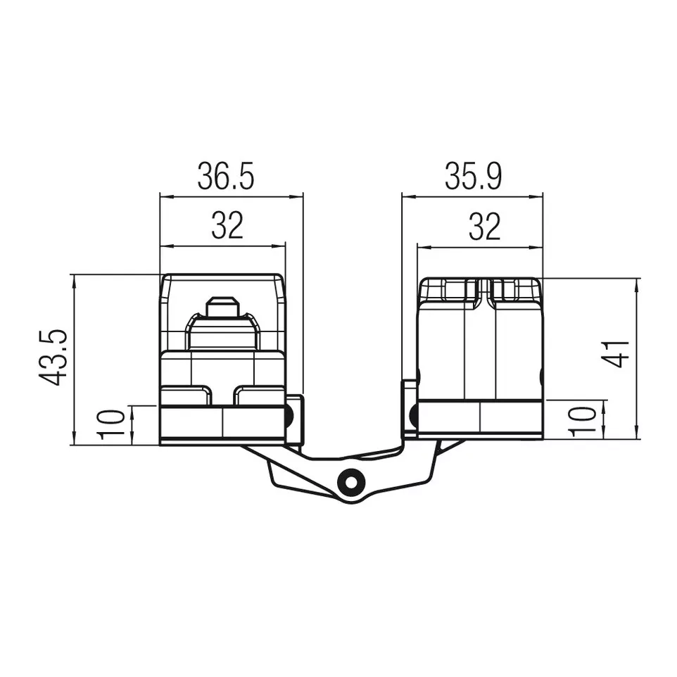 Charnière invisible Kross8 K2816...