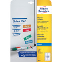 Avery Zweckform étiquettes magnétiques, ft 78 x 28 mm, sans coating, 90 étiquettes, blanc