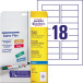 Avery Zweckform étiquettes magnétiques, ft 78 x 28 mm, sans coating, 90 étiquettes, blanc