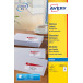 Avery J8161-25 adresetiketten ft 63,5 x 46,6 mm (b x h), 450 etiketten, wit