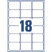 Avery Inkjet Address Labels 63.5 x 46.6 mm White 450 Labels J8161-25