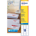 Avery Inkjet Address Labels 63.5 x 46.6 mm White 450 Labels J8161-25
