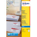 Avery J8160-40 adresetiketten ft 63,5 x 38,1 mm (b x h), 840 etiketten, wit