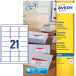 Avery J8160-10 Address Labels 63.5 x 38.1 mm 10 Sheets 210 Labels White Inkjet