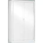 Armoire à rideaux, hauteur de 198 cm, blanc