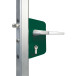 LOCINOX Gate Lock for 40mm Square Tube RAL 6005 / pce