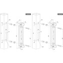 Locinox Fortylock Fiftylock Sixtylock Stainless Steel Recessed Strike Plate / pce