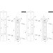Locinox Fortylock Fiftylock Sixtylock Stainless Steel Recessed Strike Plate / pce