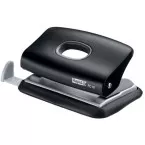 Rapid FC10 Mini 2-Hole Punch, 10 Sheets, Black