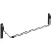 Barre antipanique Assa Abloy série 8000 inox et noire pour serrure encastrée 92 mm PZ / pce