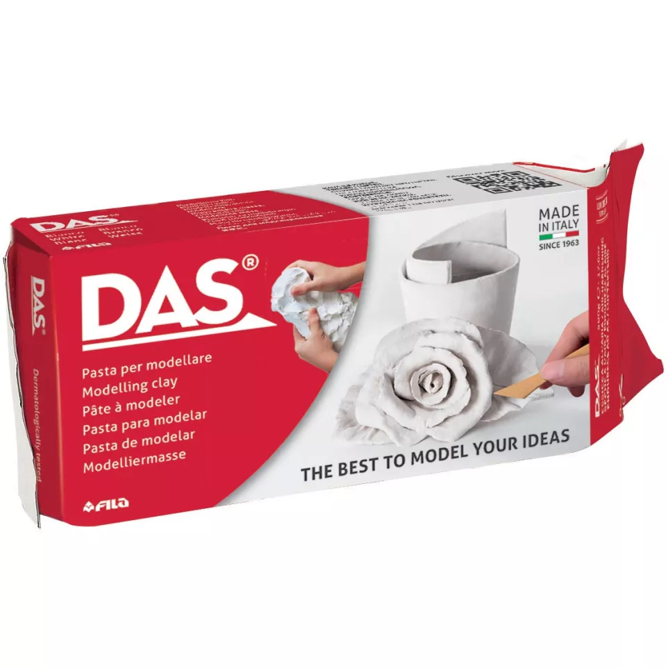 Das Modeling Clay, 500 g Pack, White