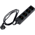 Perel socket with 4...