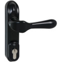 Fitting met elektrische handgreep Cisa voor paniekbalk 12-24 V acdc zwart / pce
