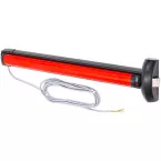 Bandeau antipanique 1200 mm Cisa eFast Touch motorisé rouge et noir (entrée contrôlée et sortie libre) / pce