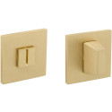 Garniture WC carrée 52x5mm 4040 5SQ 158 laiton satiné / PCE