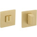 Garniture WC carrée 52x5mm 4040 5SQ 158 laiton satiné / PCE