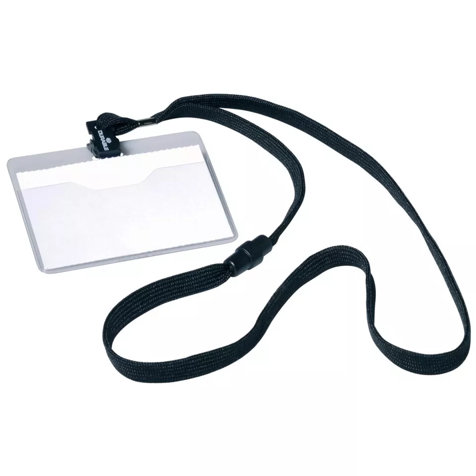 Durable badge avec bande textile...