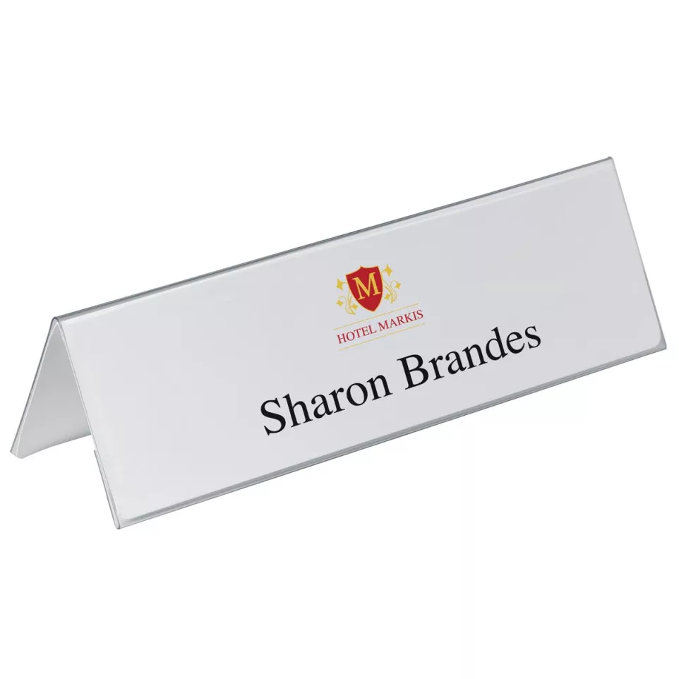 Durable porte-nom chevalet de table...