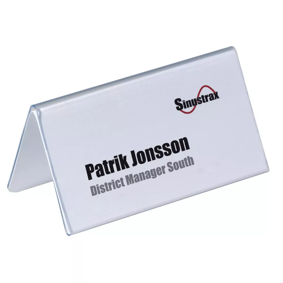 Durable porte-nom chevalet de table...