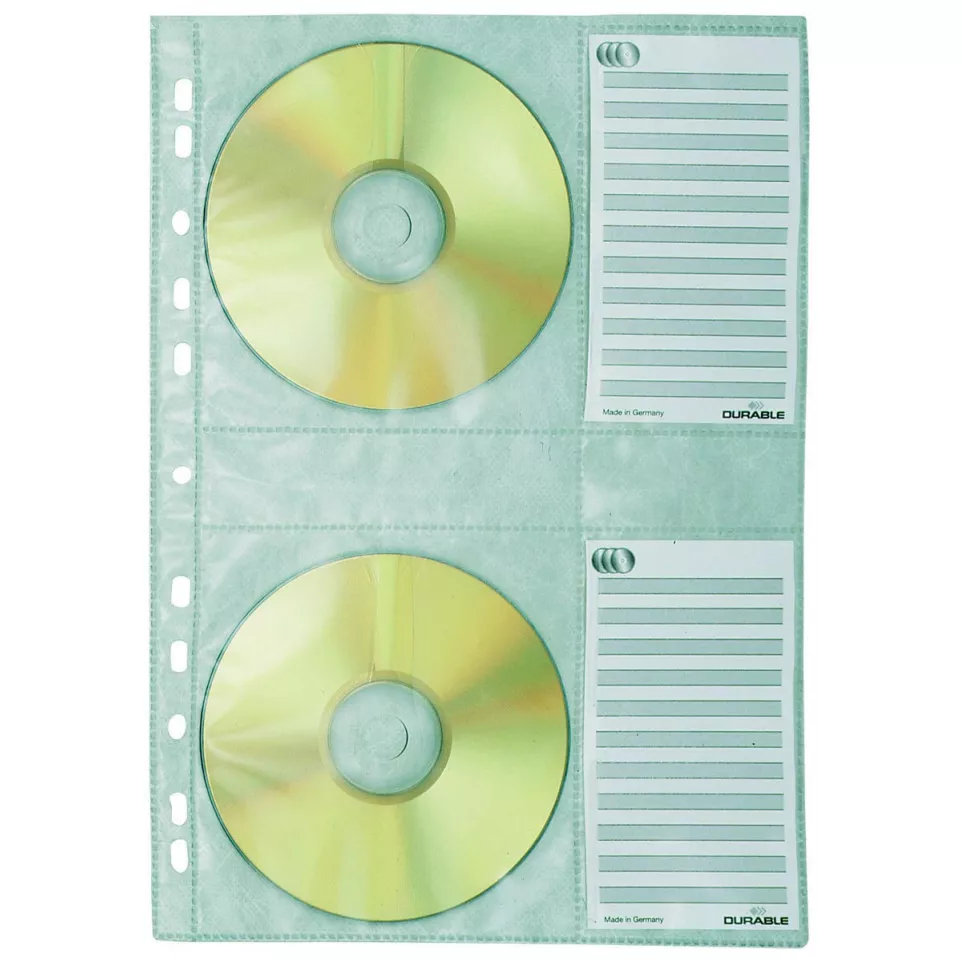 Durable Punched Sleeve for CD/DVD