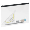 Durable pochette documents Zip bag, ft A5, paquet de 5 pièces