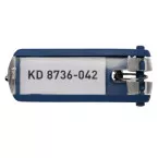 Durable Key Clip Key Holder Blue Pack of 6