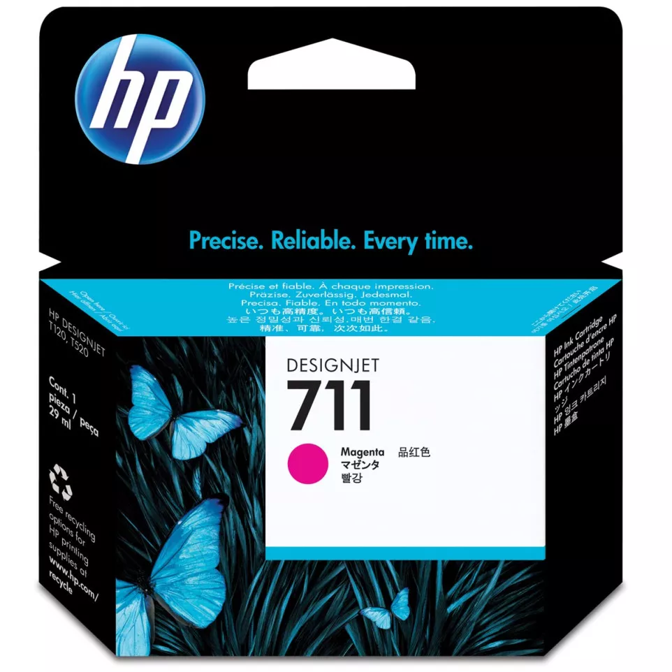 HP 711 29-ml Magenta DesignJet Ink...
