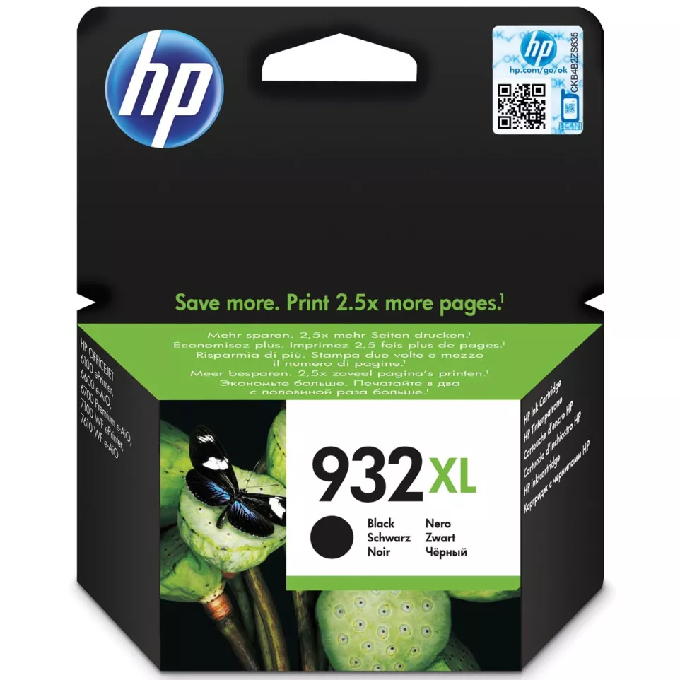 HP inktcartridge 932XL, 1.000...