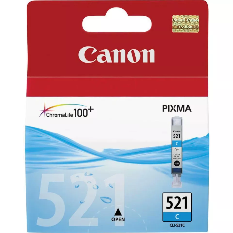 Canon inktcartridge CLI-521C, 448...