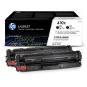 HP toner 410X, 6 500 pages, OEM CF410XD, noir, paquet de 2 pièces