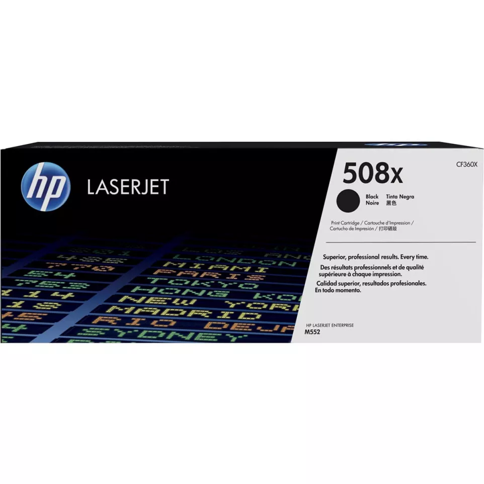 HP toner 508X, 12 500 pages, OEM...