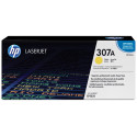 HP toner 307A, 7 300 pagina's, OEM CE742A, geel