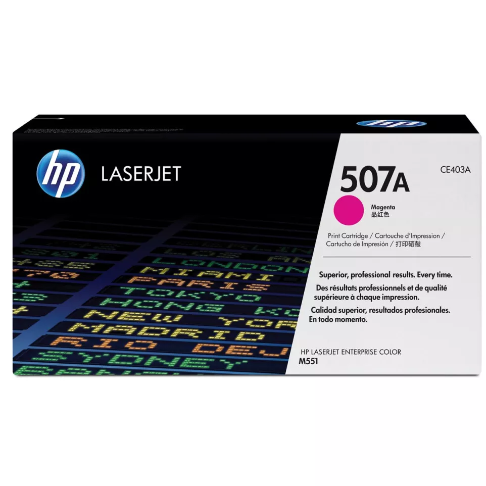 HP toner 507A, 6 000 pages, OEM...