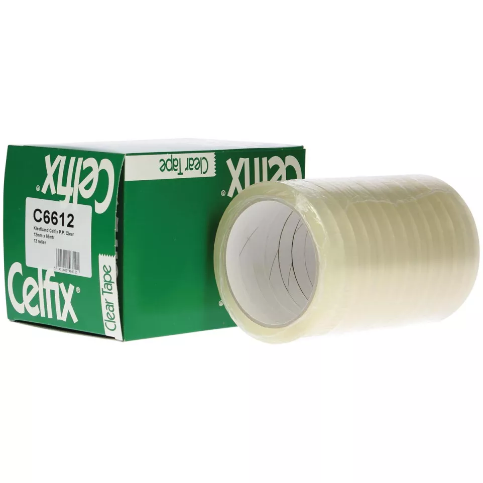 Celfix Transparent Adhesive Tape, PP,...