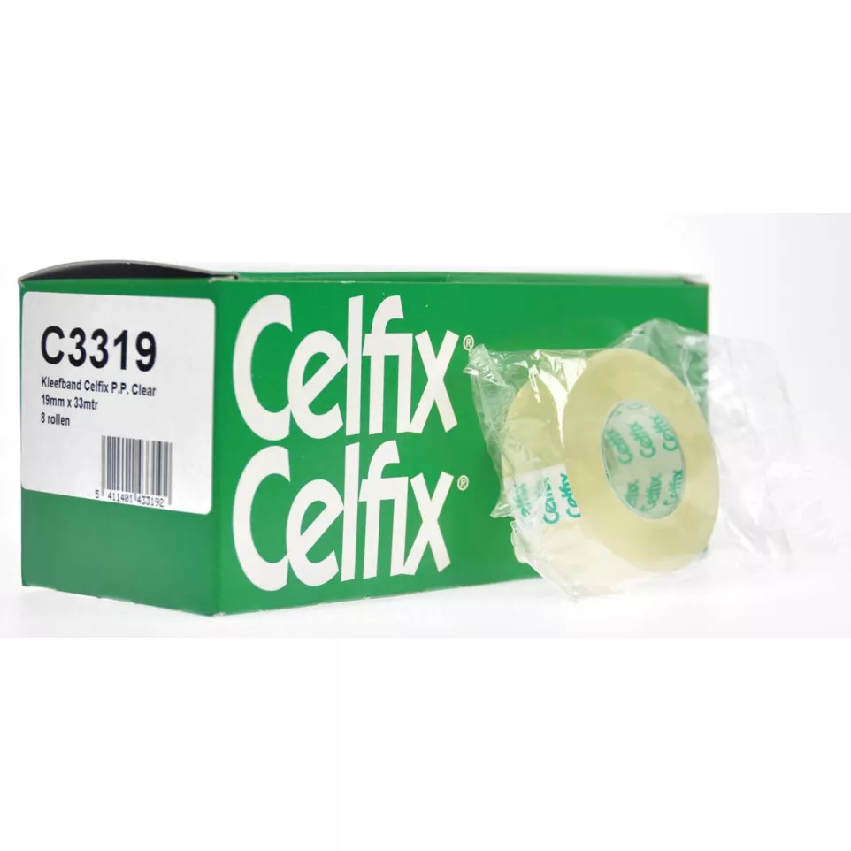 Celfix Transparent Adhesive Tape, PP,...