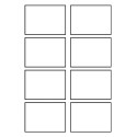AVERY cartes de visite Quick&Clean  mat, 200 cartes, 260 g/m²