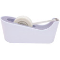 Scotch verzwaarde plakbandafroller inclusief 1 rol Scotch magic tape, lavendelpaars