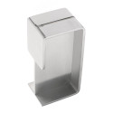 Square-R afgeronde schuifdeurgreep (40mm) roestvrij staal / pce