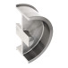 Sliding Door Handle Circle (40mm) Satin Stainless Steel / pc